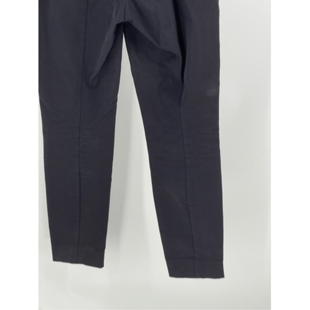 Everlane Pants Ponte Ankle Women's Size 4 Black Side Zip Stretch Waist - Picture 9 of 12